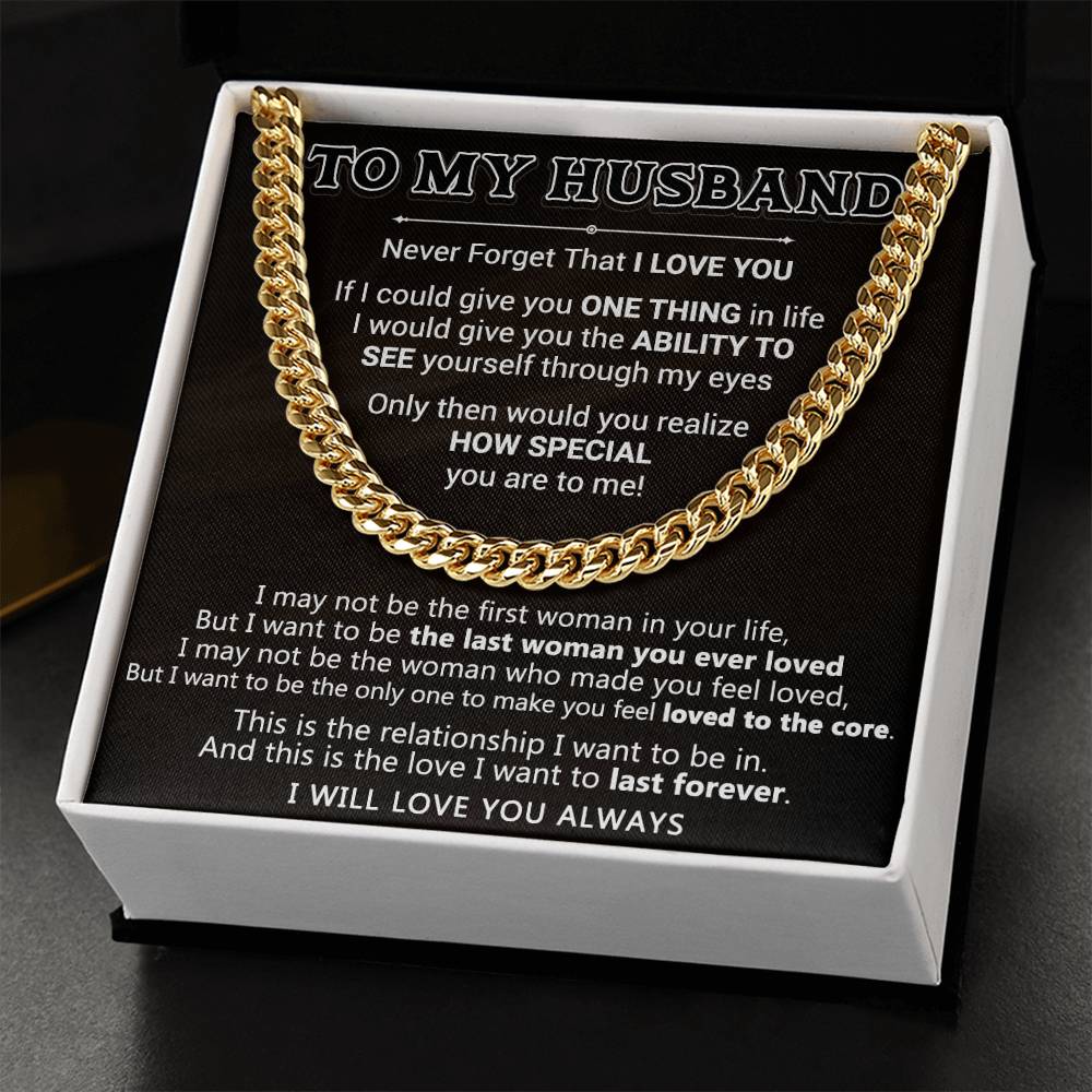Gift For Husband - In Your Life - Cuban Link Cuban Link Chain