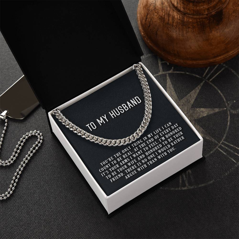 You're The Only Thing Cuban Link Chain