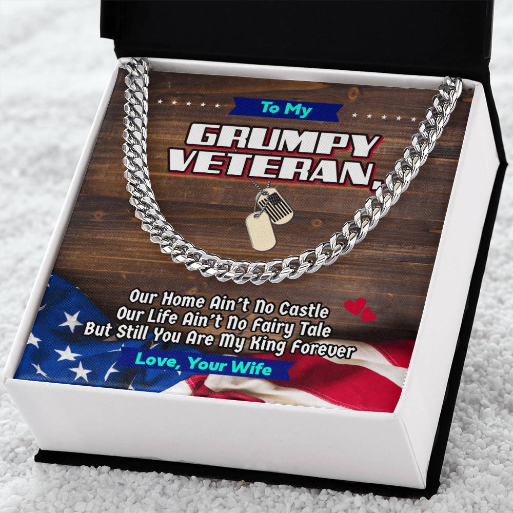 To My Veteran - Cuban Link Chain