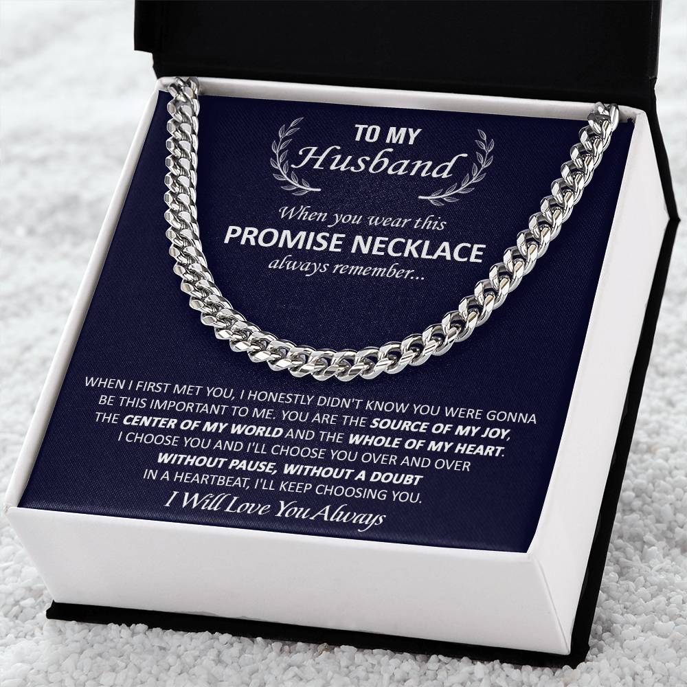 Gift For Husband - My Joy - Cuban Link Cuban Link Chain