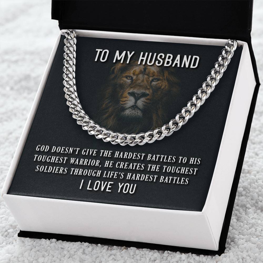 To My Husband ❤️ 🎁 Cuban Link Chain Necklace