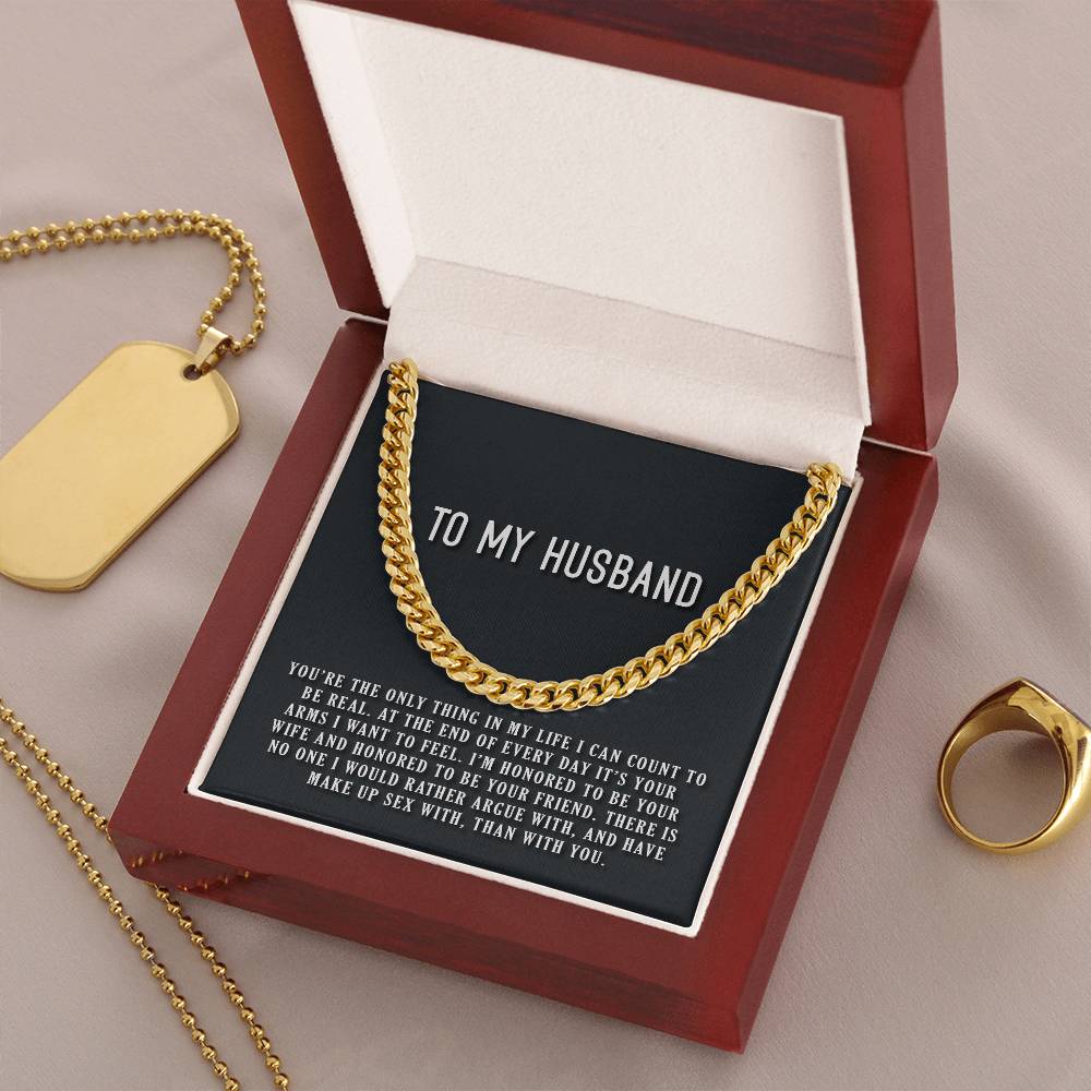 Than With You Cuban Link Chain