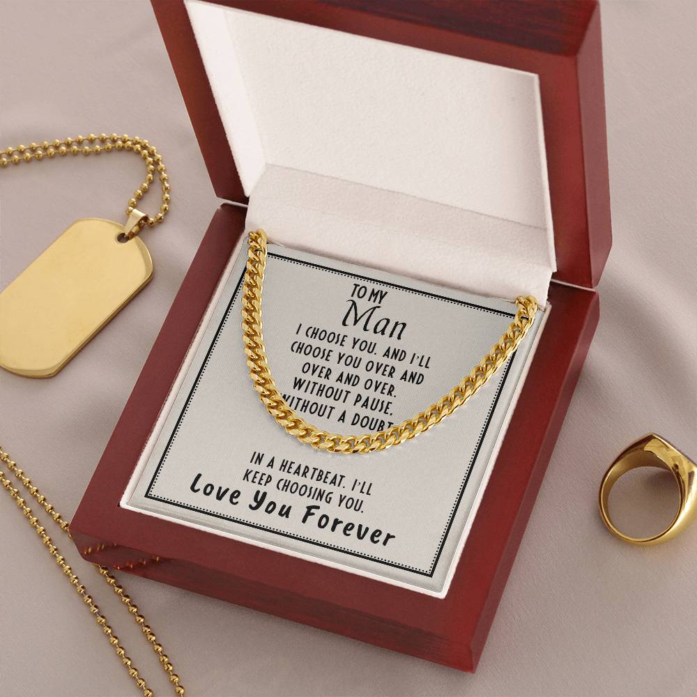 Cuban Link Chain Gift For My Man