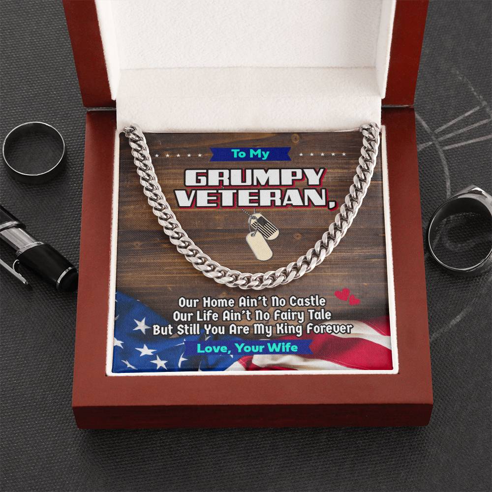 To My Veteran - Cuban Link Chain