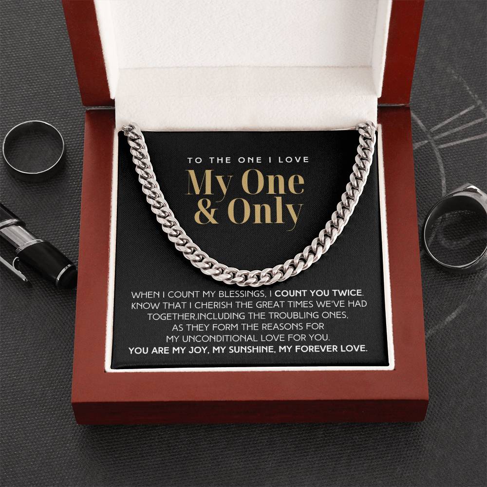 Count You Twice Christmas Gift For Him Link Chain Limited Time Only - Grabs Yours Now! Cuban Link Chain