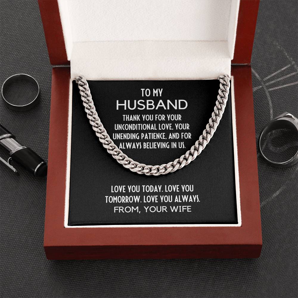 Thank You For Your Love Cuban Chain Cuban Link Chain