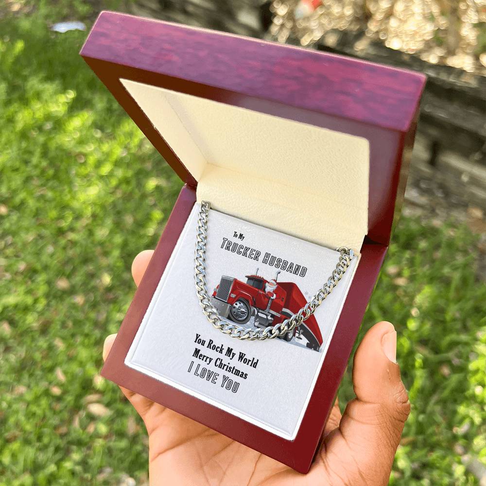 Trucker Husband Cuban Link Chain