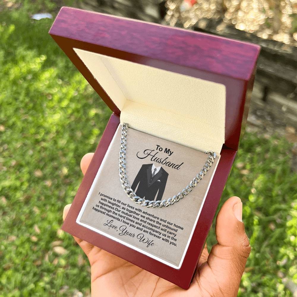 Cuban Chain Gift For Husband Cuban Link Chain