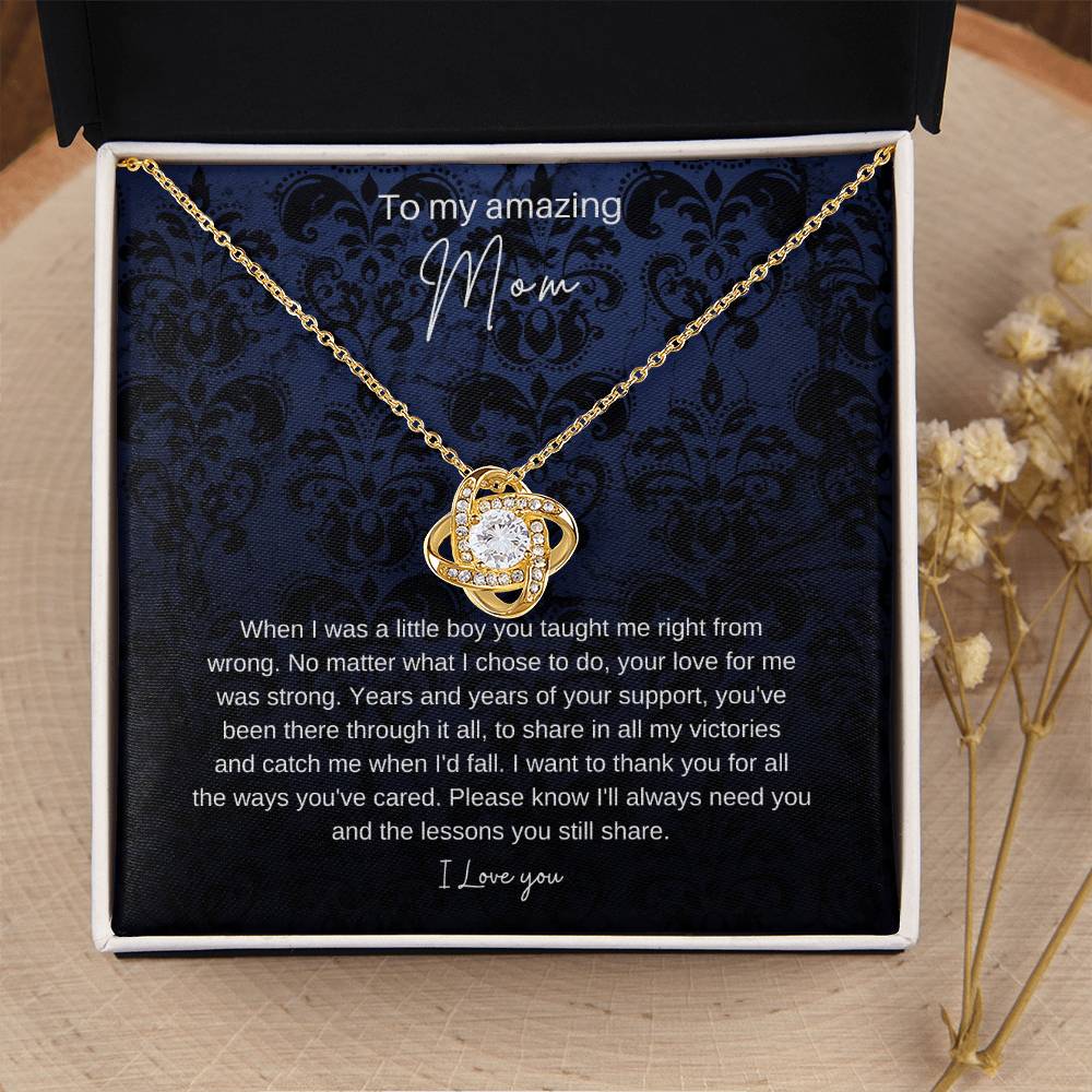 To My Amazing Mom - Loveknotnecklace Love Knot Necklace