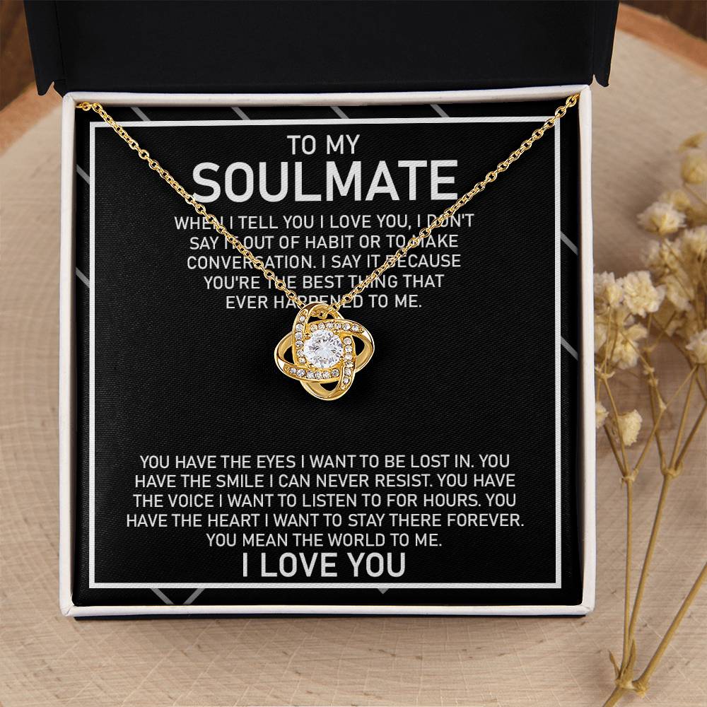 Test Purchase Love Knot Necklace