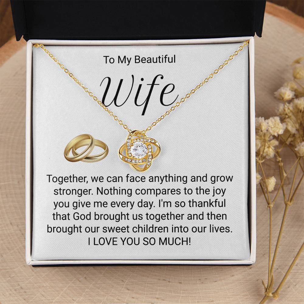 Meaningful Jewelry For Wife - Love Knot Necklace Love Knot Necklace