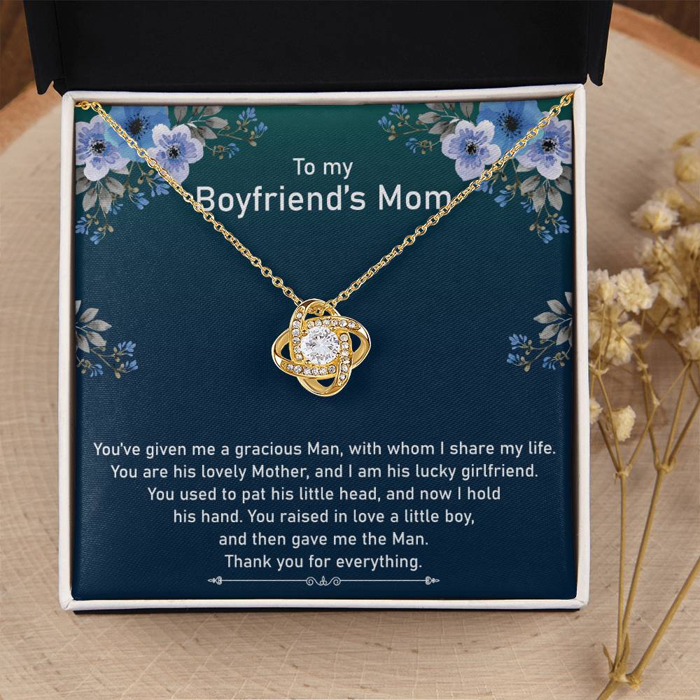 Almost Sold Out To My Boyfriend's Mom - Love Knot Necklace Love Knot Necklace