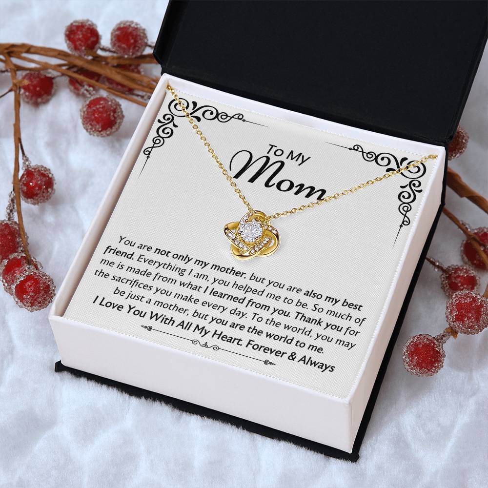 You Are Not Only My Mother - The Love Knot Necklace Love Knot Necklace