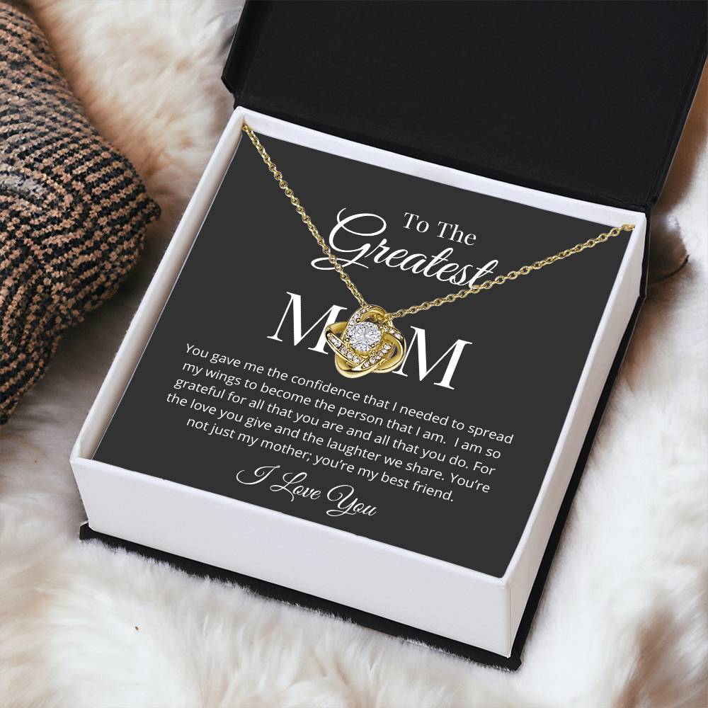 You Gave Me Confidence Love Knot Necklace