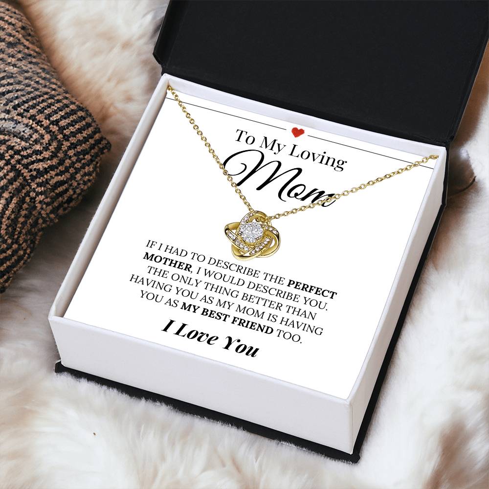 Heartlfelt Mother's Day Gift Love Knot Necklace