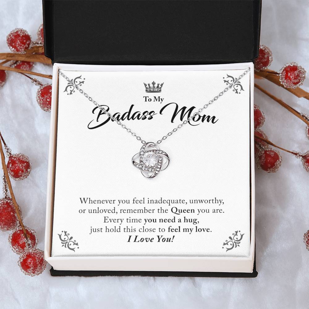 To My Badass Mom - Love Knot Neckalce Love Knot Necklace