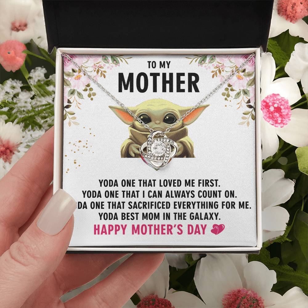 Best Mother's Day Gift For Mom-Necklace For Mom Love Knot Necklace