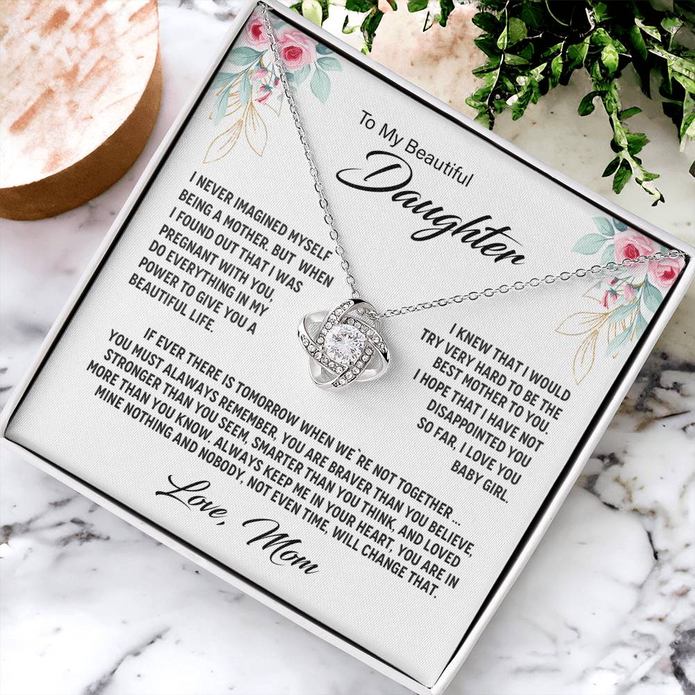 Love Knot Necklace For Daughter 1 Love Knot Necklace