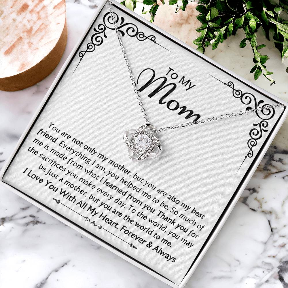 You Are Not Only My Mother - The Love Knot Necklace Love Knot Necklace