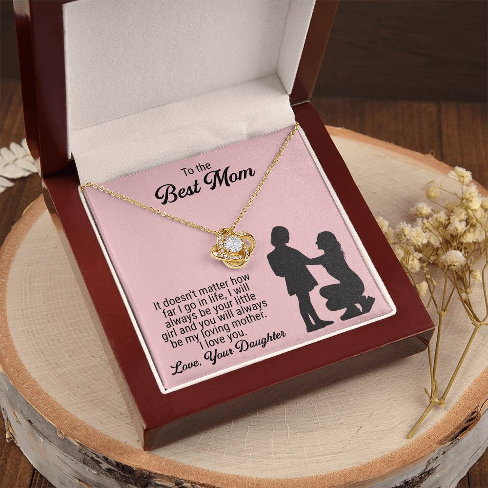 Mothers Day Gift Idea Mothers Day Necklaces For Mom From Daughter Mothers Day Gift From Daughter Gifts For Mom Birthday Love Knot Necklace