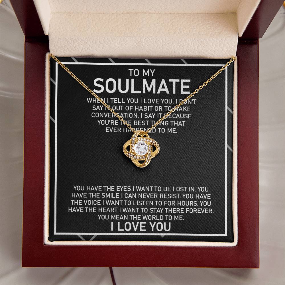 Test Purchase Love Knot Necklace