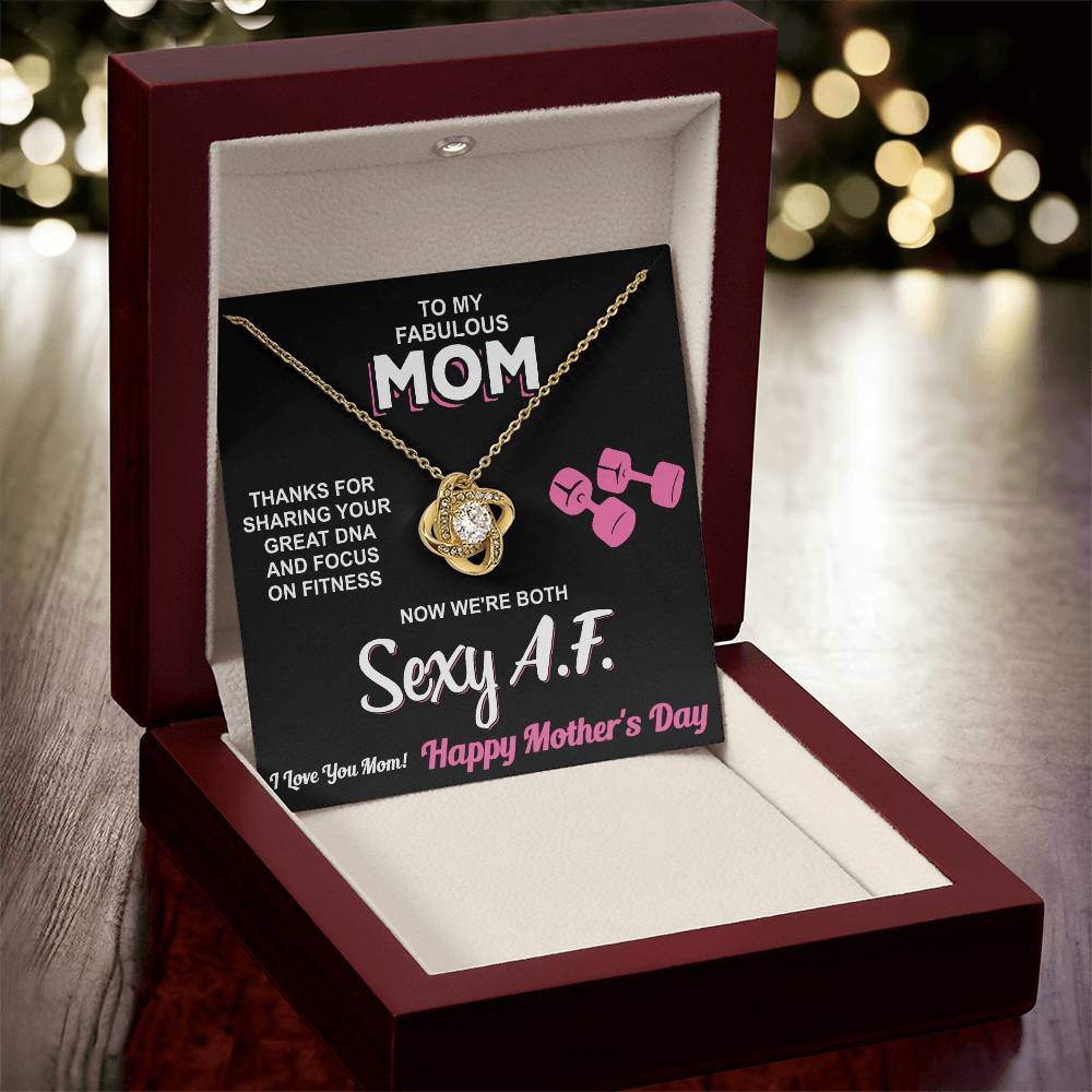 Unbreakable Bond Necklace Love Knot Necklace