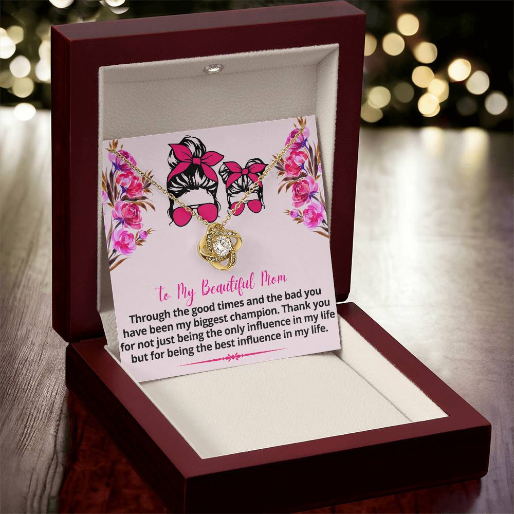 A Great Gift For Mom On Every Occasion - Love Knot Necklace 27 Love Knot Necklace