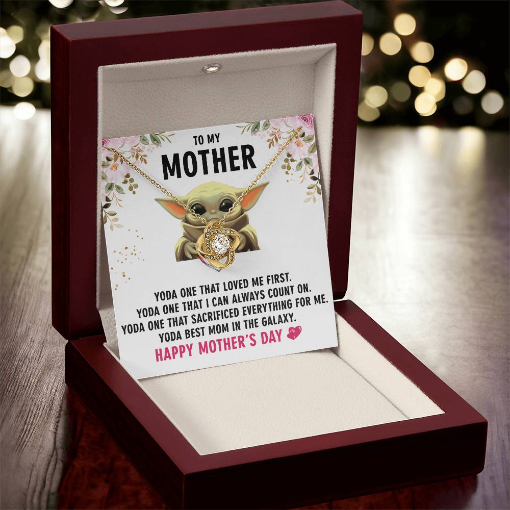 Best Mother's Day Gift For Mom-Necklace For Mom Love Knot Necklace
