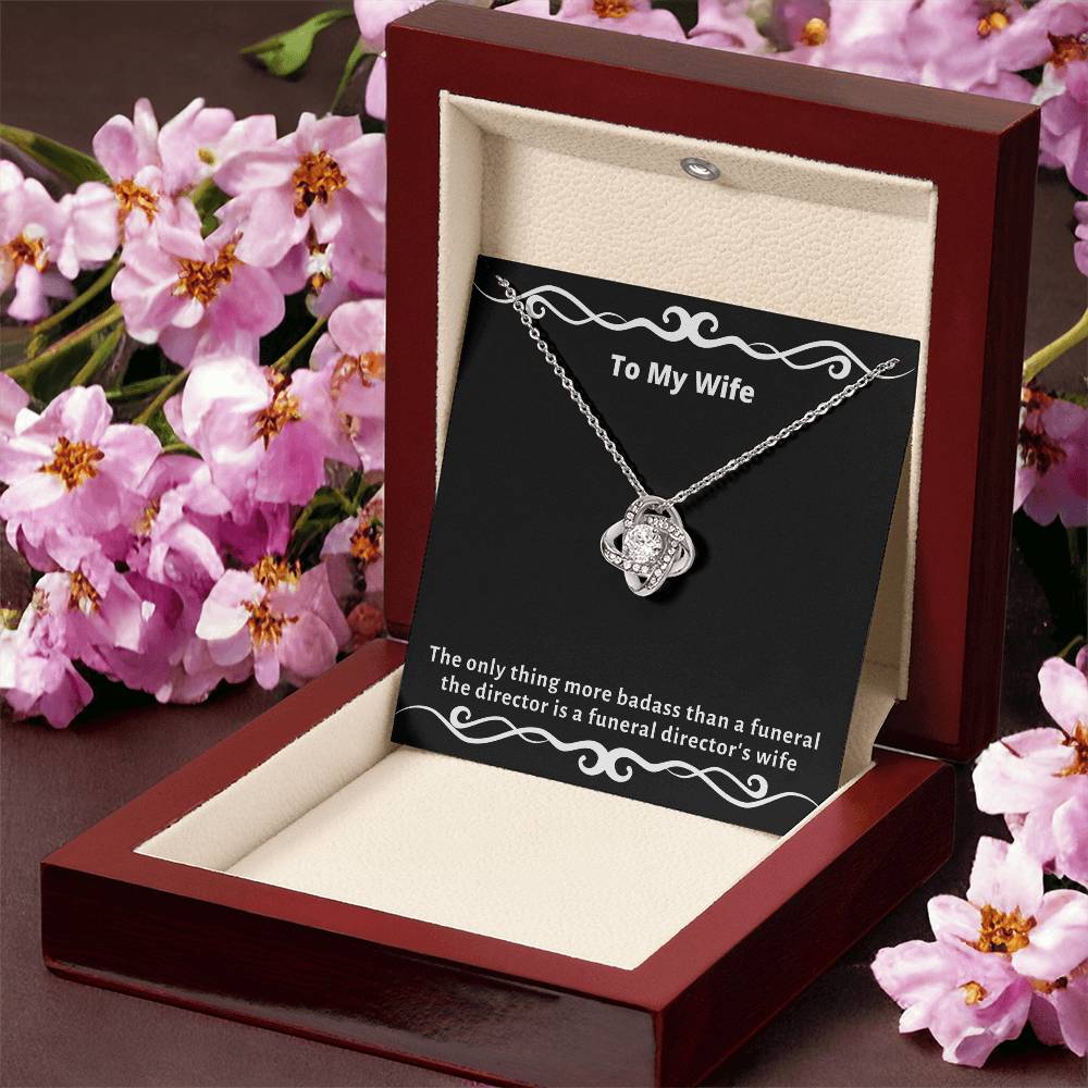 Almost Gone The - Funny Gag Gifts For Badas Love Knot Necklace