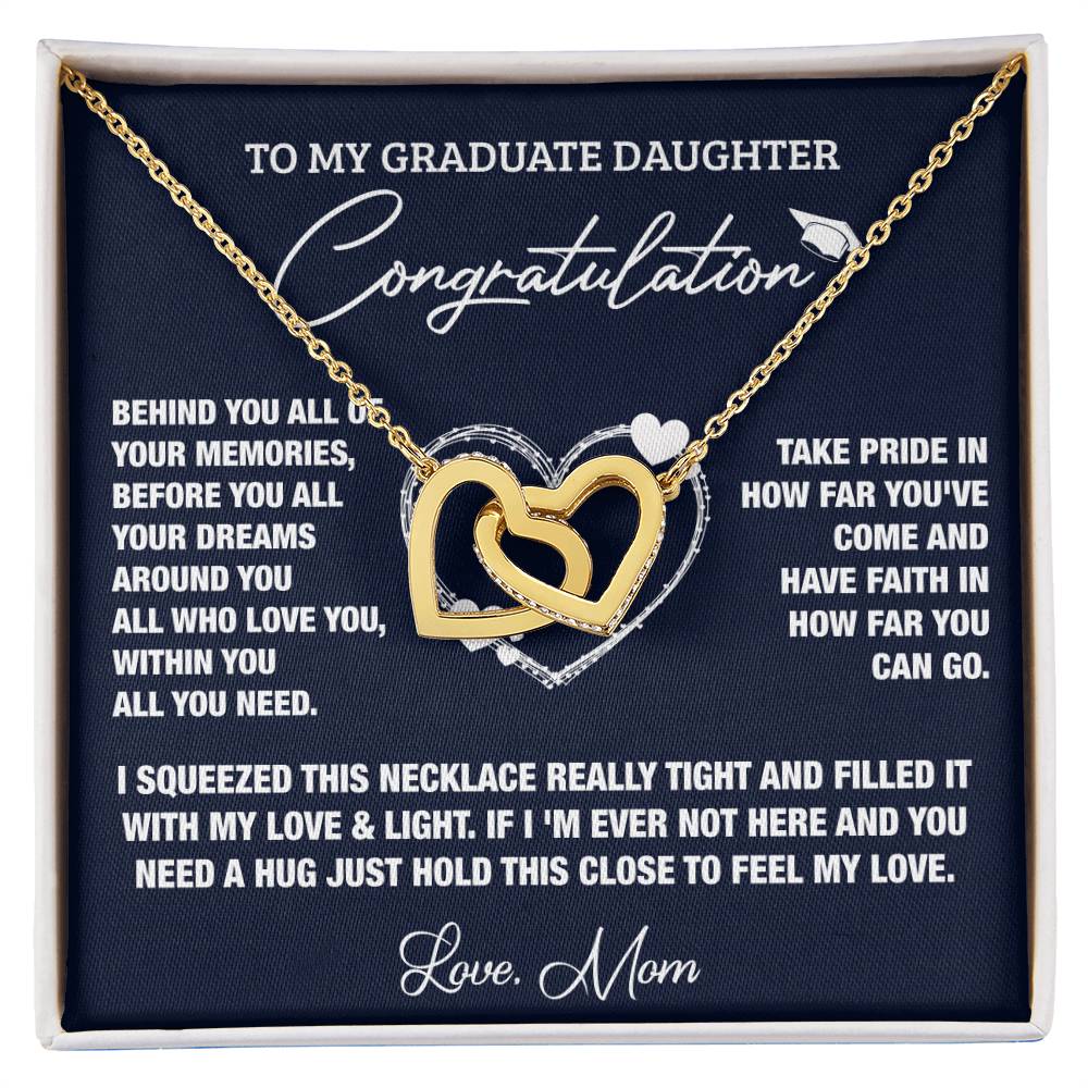 All Of Your Memories Interlocking Hearts Necklace