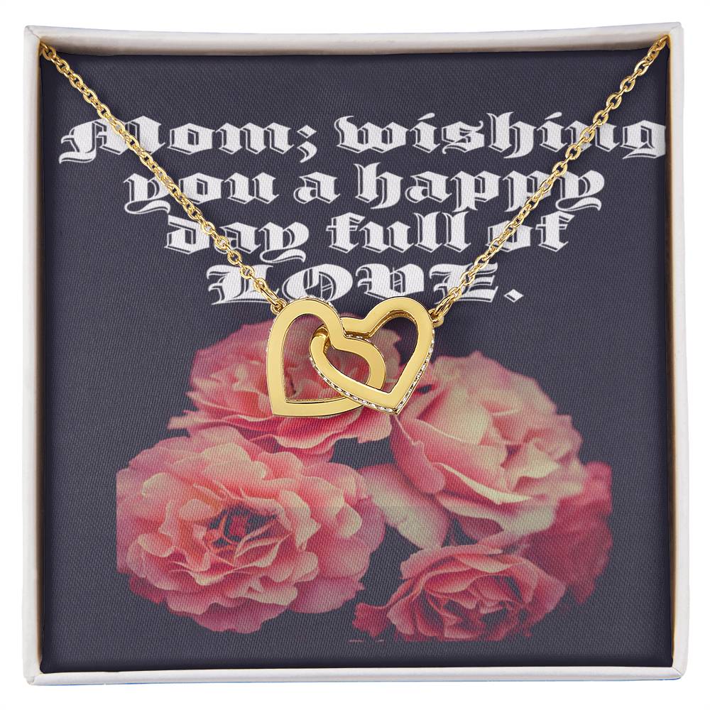 Happy Mother'S Dayike Mens Production Interlocking Hearts Necklace