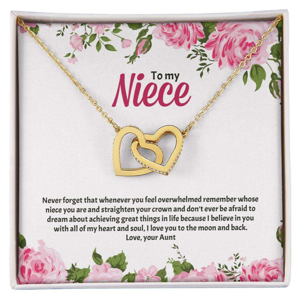 Interlocking Heart Necklace For Niece Interlocking Hearts Necklace