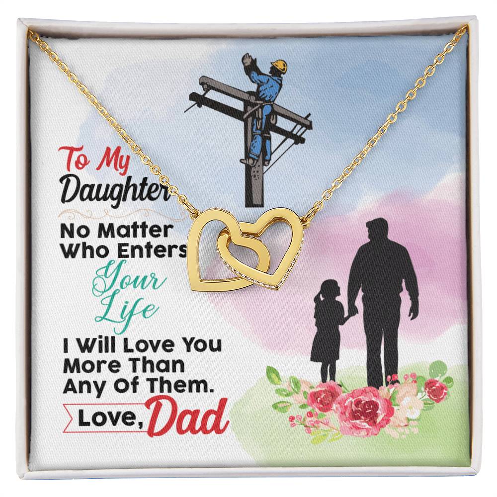 Lineman'S Daughter - Interlocking Heart Necklace Interlocking Hearts Necklace