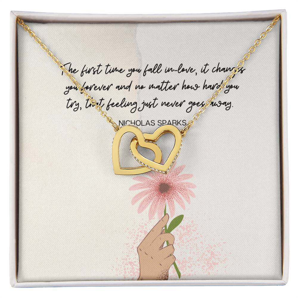 Daughter Interlocking Hearts Necklace