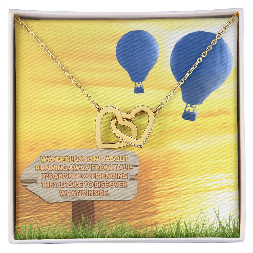 To My Boyfriend'S Mom Necklace Mother In Law Jewelry Gift For Christmas Birthday & Mother'S Day Message Card To Boyfriend Mother Interlocking Hearts Necklace