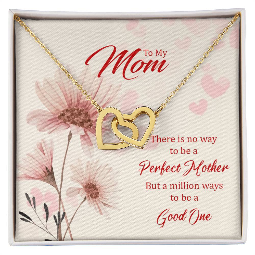 Gift For Mom - Perfect Mother - The Interlocking Heart Necklace Interlocking Hearts Necklace