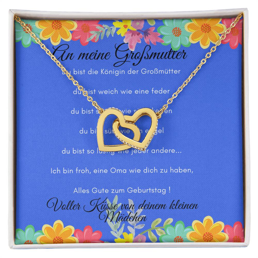 Großmutter Deiner Enkelin3 Interlocking Hearts Necklace