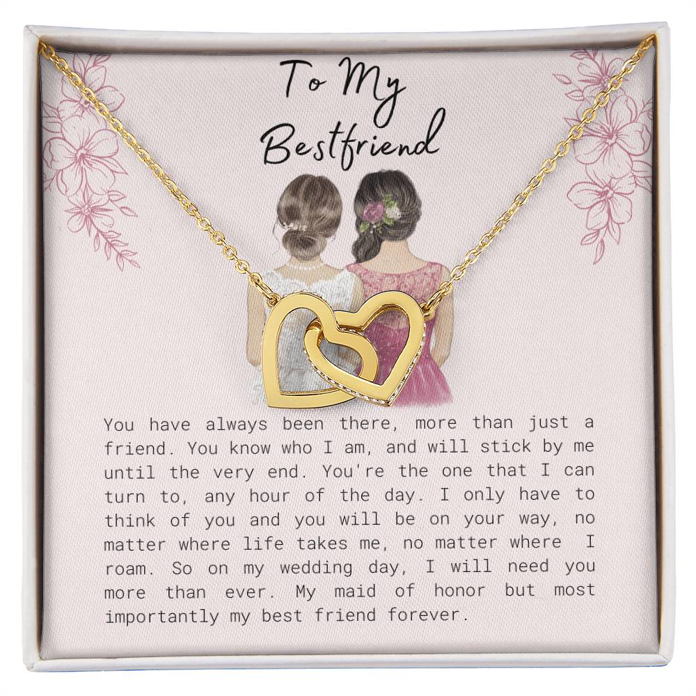 Gift For Wife Present For My Wife Anniversary Birthday Interlocking Hearts Necklace