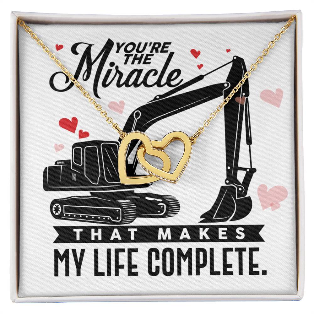 Heo'S Girlfriend- Interlocking Heart Necklace Interlocking Hearts Necklace