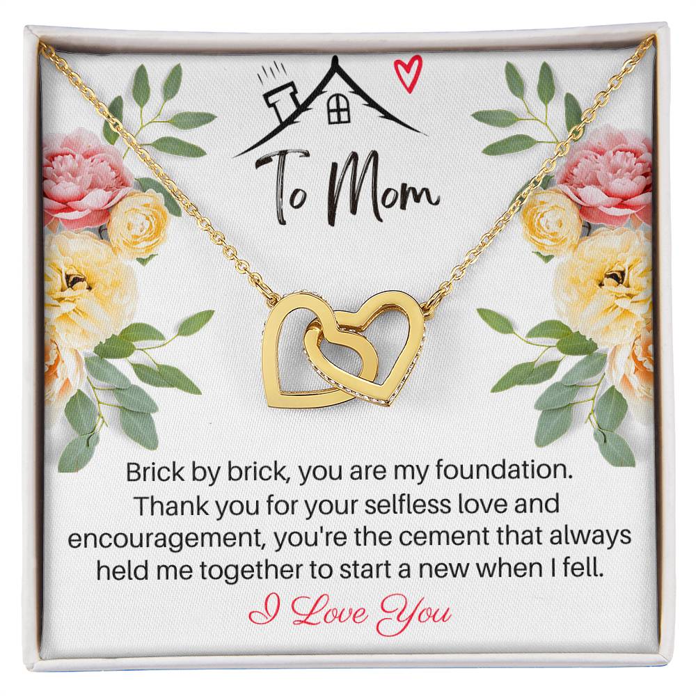 Perfect Necklace For Mom On Any Occasion Interlocking Hearts Necklace