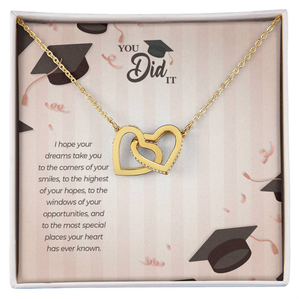 Taking You To Your Dreams - Interlocking Hearts Necklace