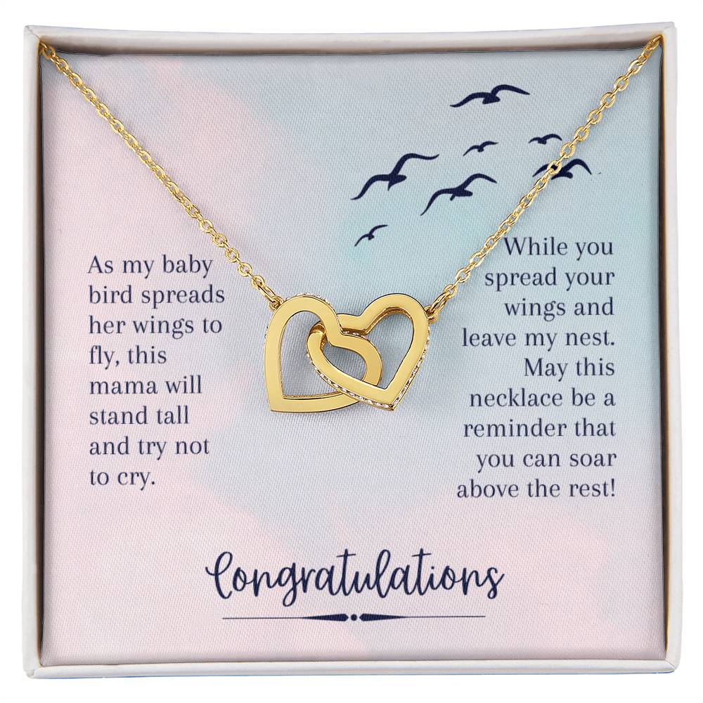 Interlocked Heart Neckless - Graduation Day Interlocking Hearts Necklace