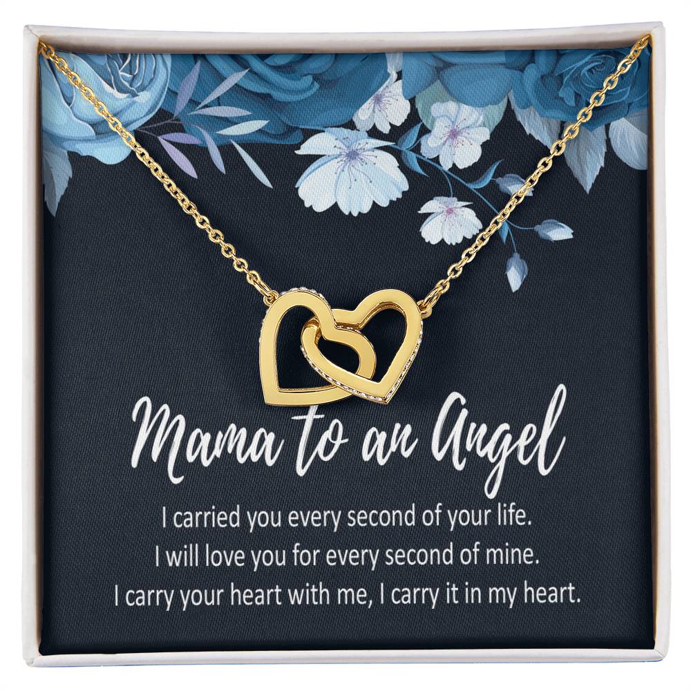 Miscarriage Necklace Gift For Moms Interlocking Hearts Necklace