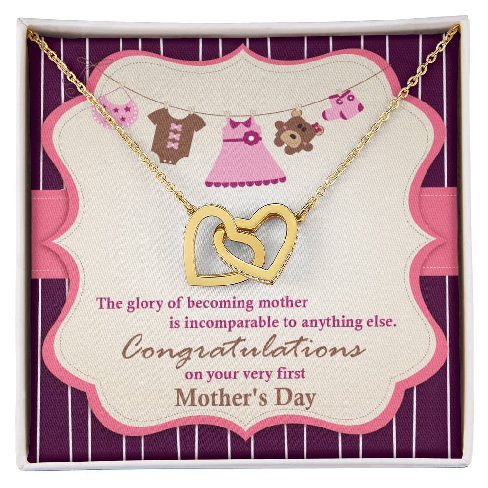 Interlocked Hearts - Mother'S Day Interlocking Hearts Necklace
