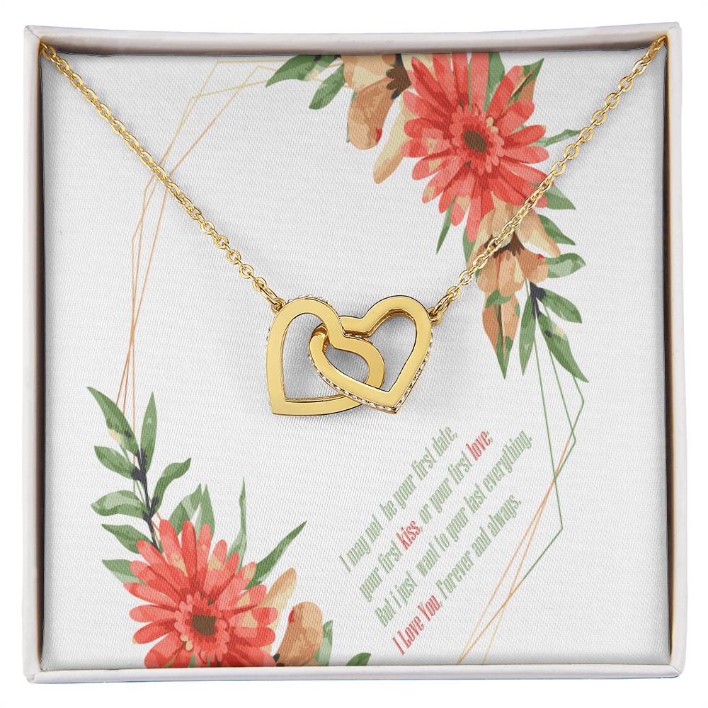 To My Future Wife Necklace Interlocking Hearts Necklace
