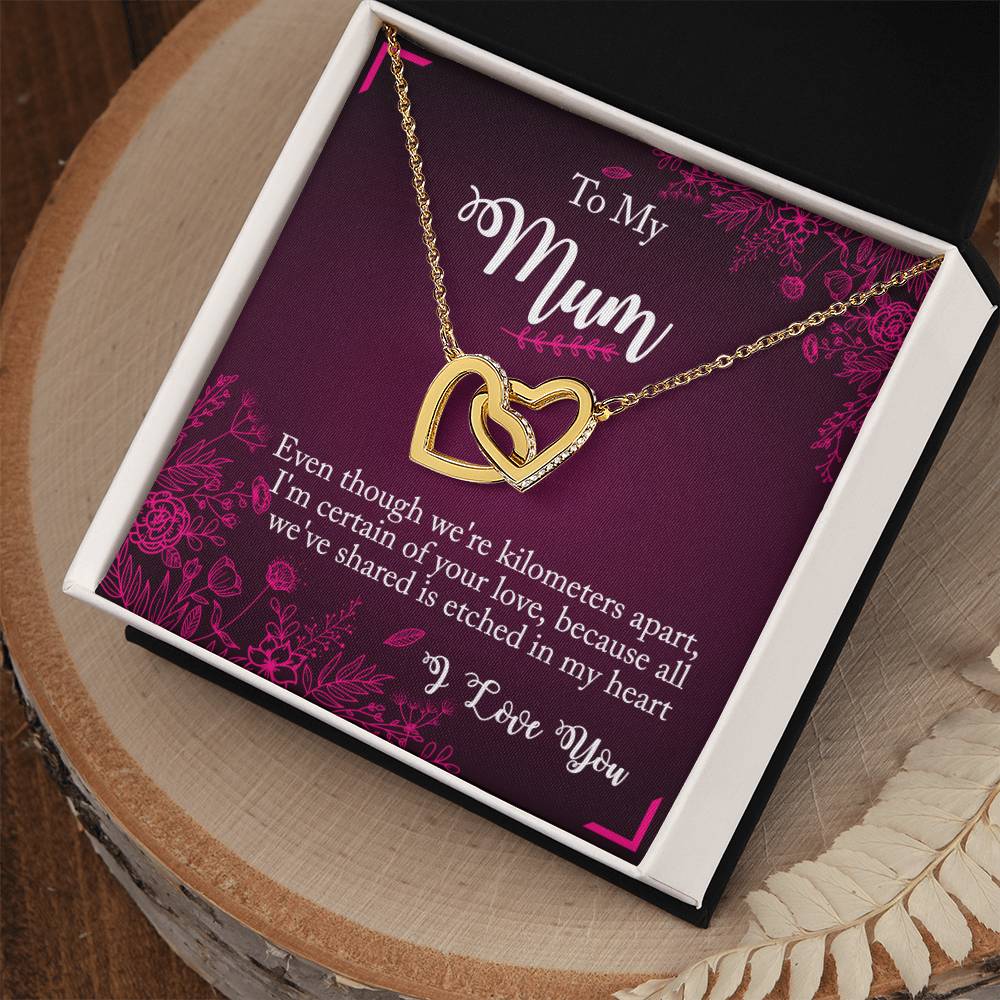 Sdgsga Interlocking Hearts Necklace