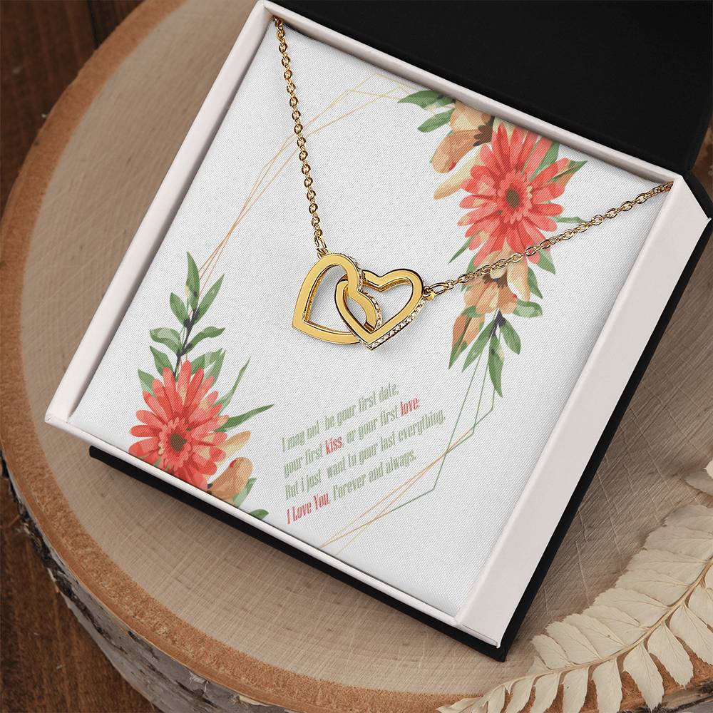 To My Future Wife Necklace Interlocking Hearts Necklace