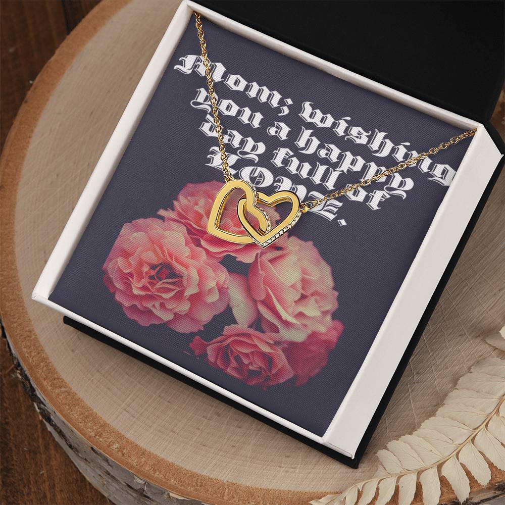 Happy Mother'S Dayike Mens Production Interlocking Hearts Necklace