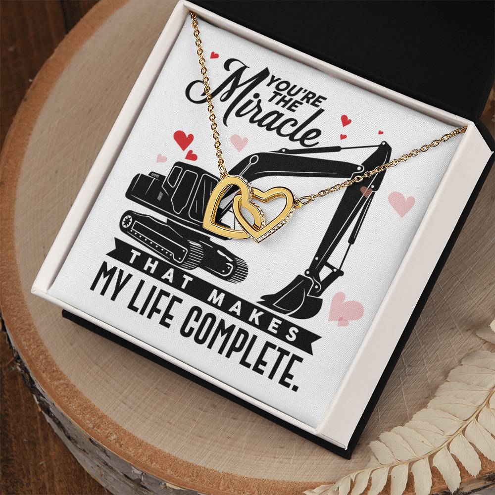 Heo'S Girlfriend- Interlocking Heart Necklace Interlocking Hearts Necklace