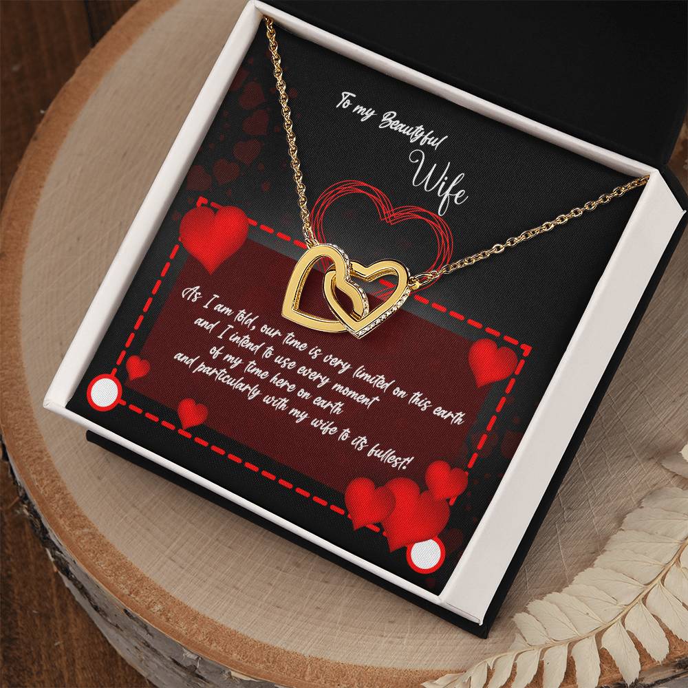 Best Gift For Her Best Necklace For Wife Best Valentine Gift For Wife Anniversary Necklace Interlocking Hearts Necklace